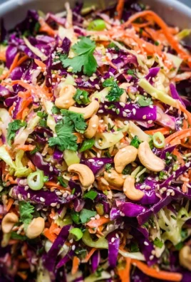 Asian Slaw with Sesame Ginger Dressing