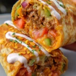 Beefy Nacho Cheese Wrap