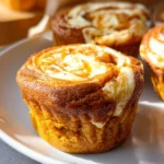 Best Swirled Pumpkin Cream Cheese Muffins