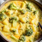 Broccoli Potato Cheese Soup Recipe