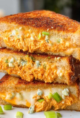 Buffalo Chicken Grilled Cheese