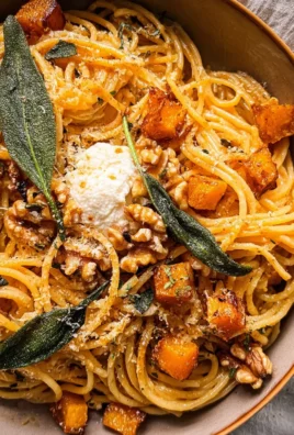 Butternut Squash Pasta with Sage
