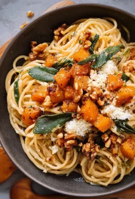 Butternut Squash Pasta with Sage