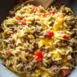 Cheeseburger Orzo
