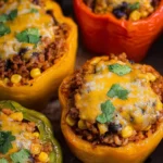 Cheesy Mexican Stuffed Peppers