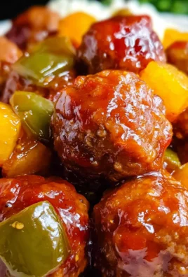 Crock Pot Sweet and Sour Meatballs