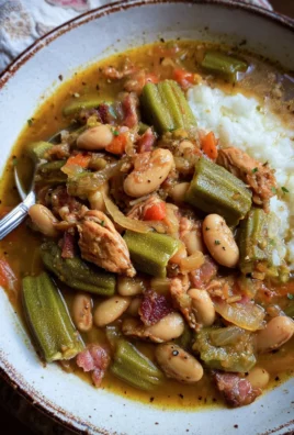 Crockpot Speckled Butter Beans and Okra Stew