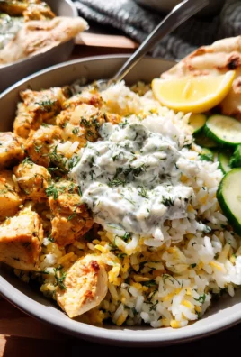 Dump-and-Bake Chicken Tzatziki and Rice