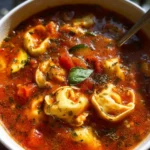 Easy Tomato Tortellini Soup