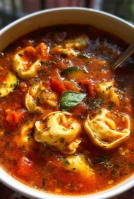 Easy Tomato Tortellini Soup