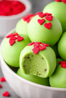 Grinch Christmas Truffles