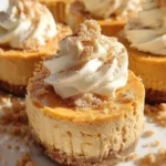 No Bake Pumpkin Mini Cheesecakes