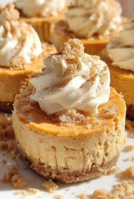 No Bake Pumpkin Mini Cheesecakes