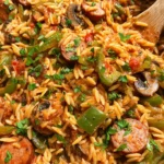One-Pan Orzo and Chicken Sausage Recipe