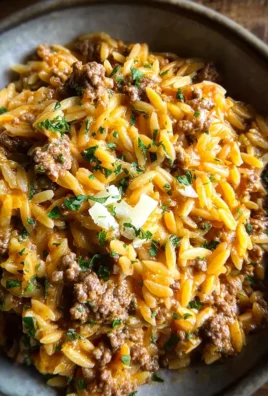 One-Pot Cheeseburger Orzo