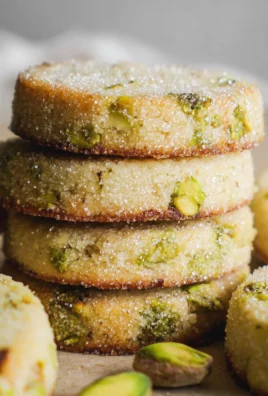 Pistachio Shortbread Cookies