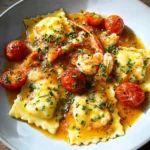 Ravioli in Crayfish Tomato Sauce