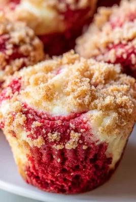 Red Velvet Cream Cheese Muffins
