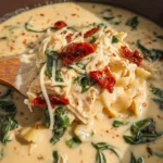 Slow Cooker White Lasagna Soup