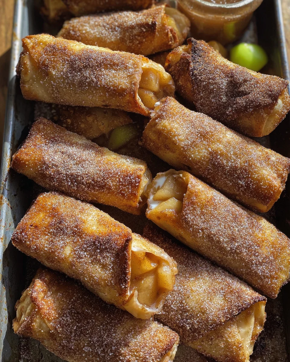 Apple Pie Egg Rolls