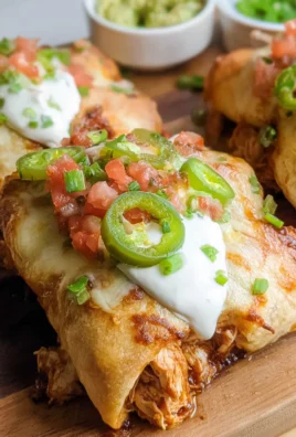 Baked Chicken Chimichanga