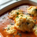 Best Tomato Soup with Cheddar Bay Dumplings