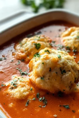 Best Tomato Soup with Cheddar Bay Dumplings