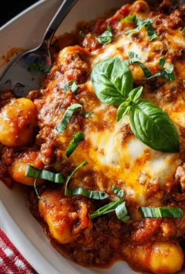 Cheesy Bolognese Gnocchi Bake