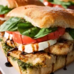 Chicken Caprese Sandwich
