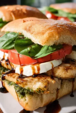 Chicken Caprese Sandwich