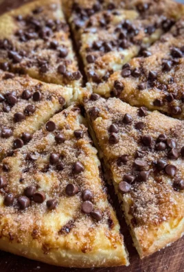 Chocolate Chip Dessert Pizza