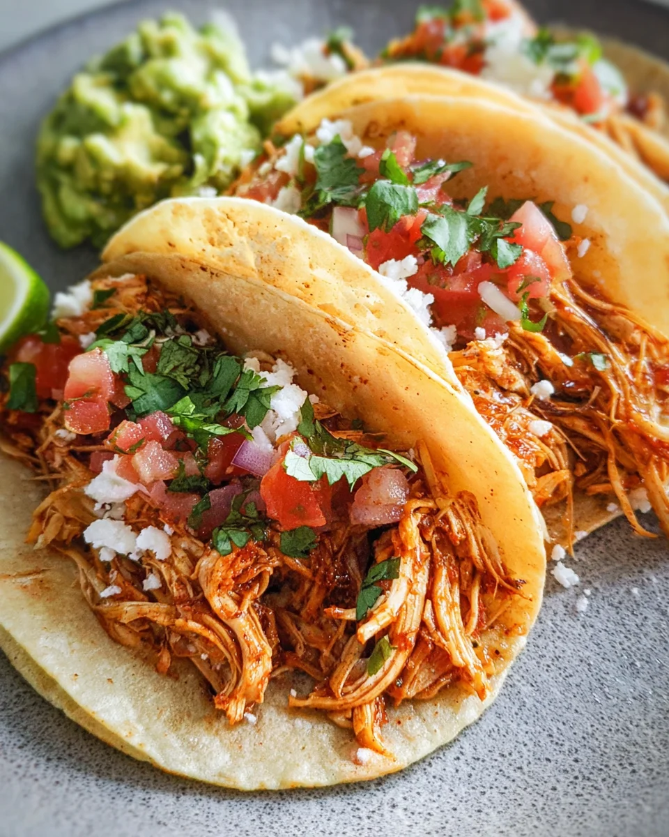 Crockpot Chicken Tacos