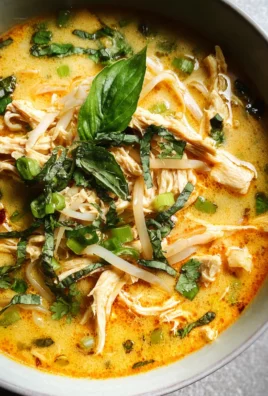 Easy Thai Chicken Curry Soup