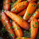Honey Garlic Roasted Carrots