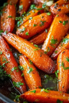 Honey Garlic Roasted Carrots