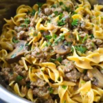 Instant Pot Beef Stroganoff