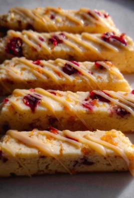 Orange Cranberry Shortbread Cookies
