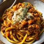 Pumpkin Beef Bolognese