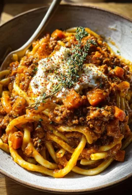 Pumpkin Beef Bolognese