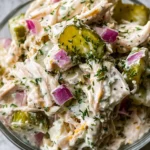 Savory Dill Pickle Chicken Salad