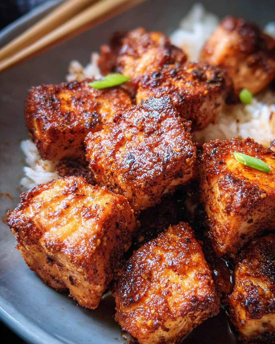 Air Fryer Salmon Bites