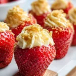 Cheesecake Stuffed Strawberries