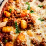 Easy Bolognese Gnocchi Bake