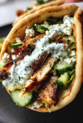 Easy Chicken Gyros & Tzatziki Sauce