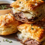 French Dip Stuffed Biscuits