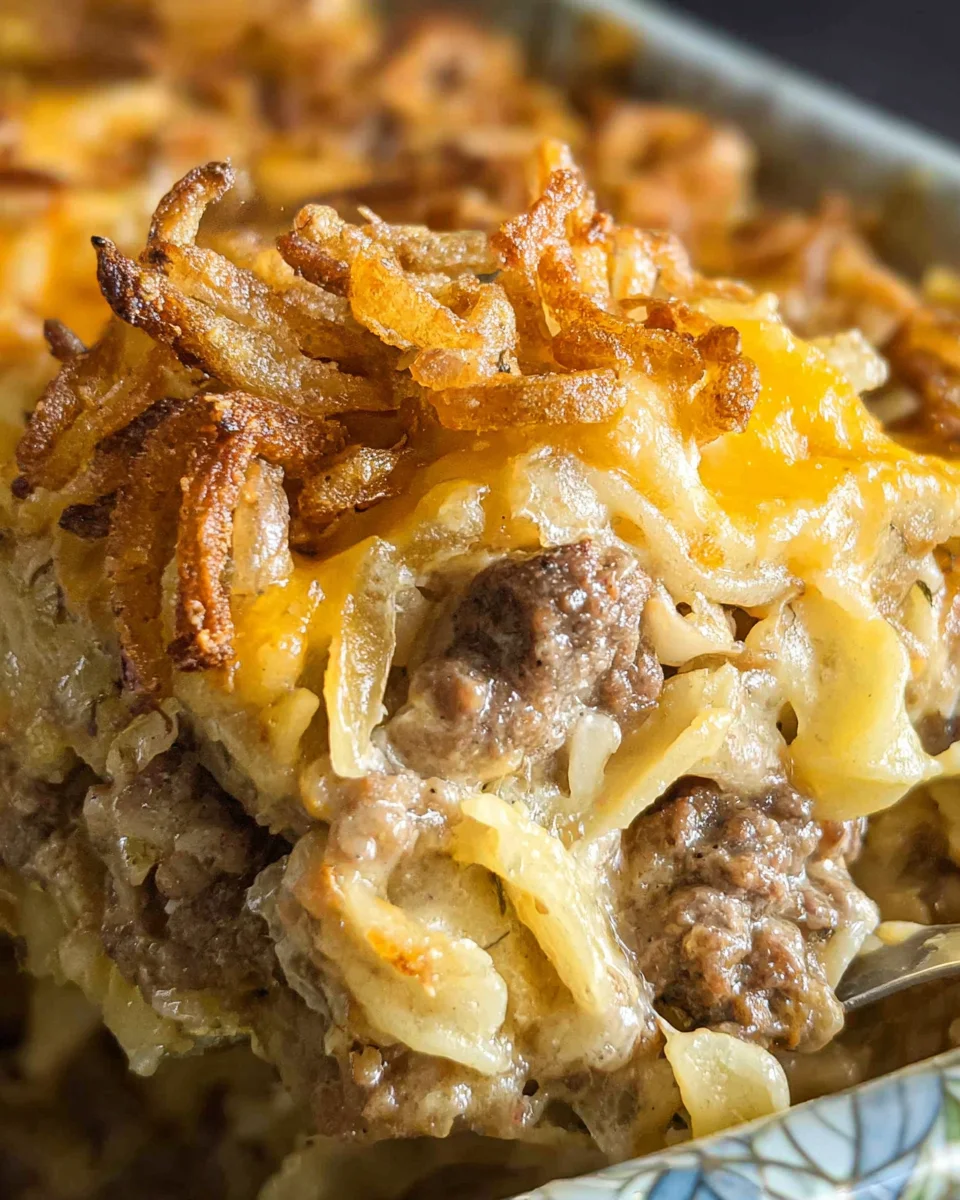 French Onion Beef Casserole