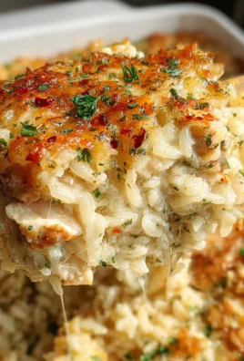 Garlic Parmesan Chicken Rice Casserole
