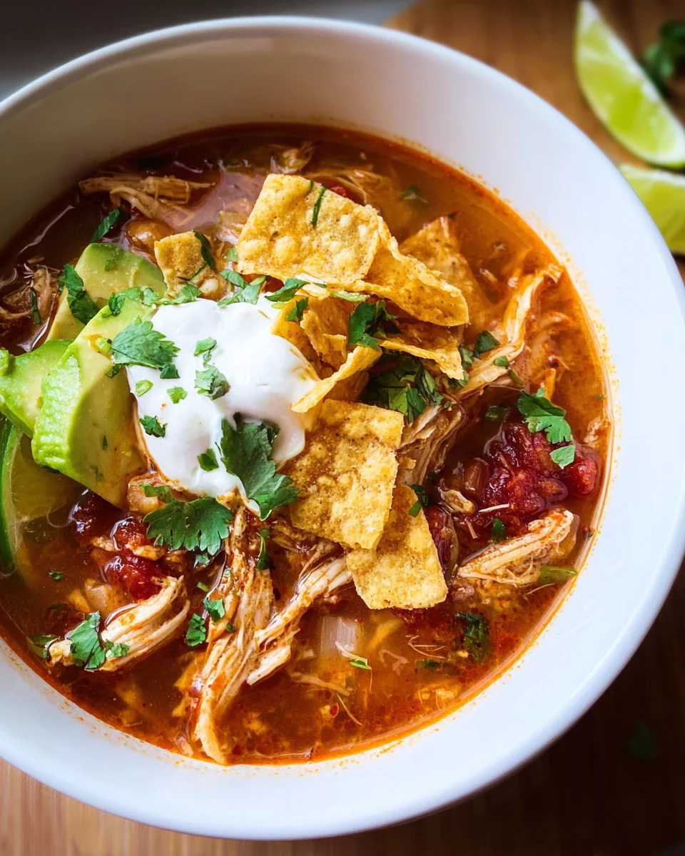 Instant Pot Chicken Tortilla Soup