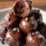 No-Bake Cottage Cheese Brownie Batter Protein Bites