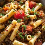 PASTA WITH LENTILS